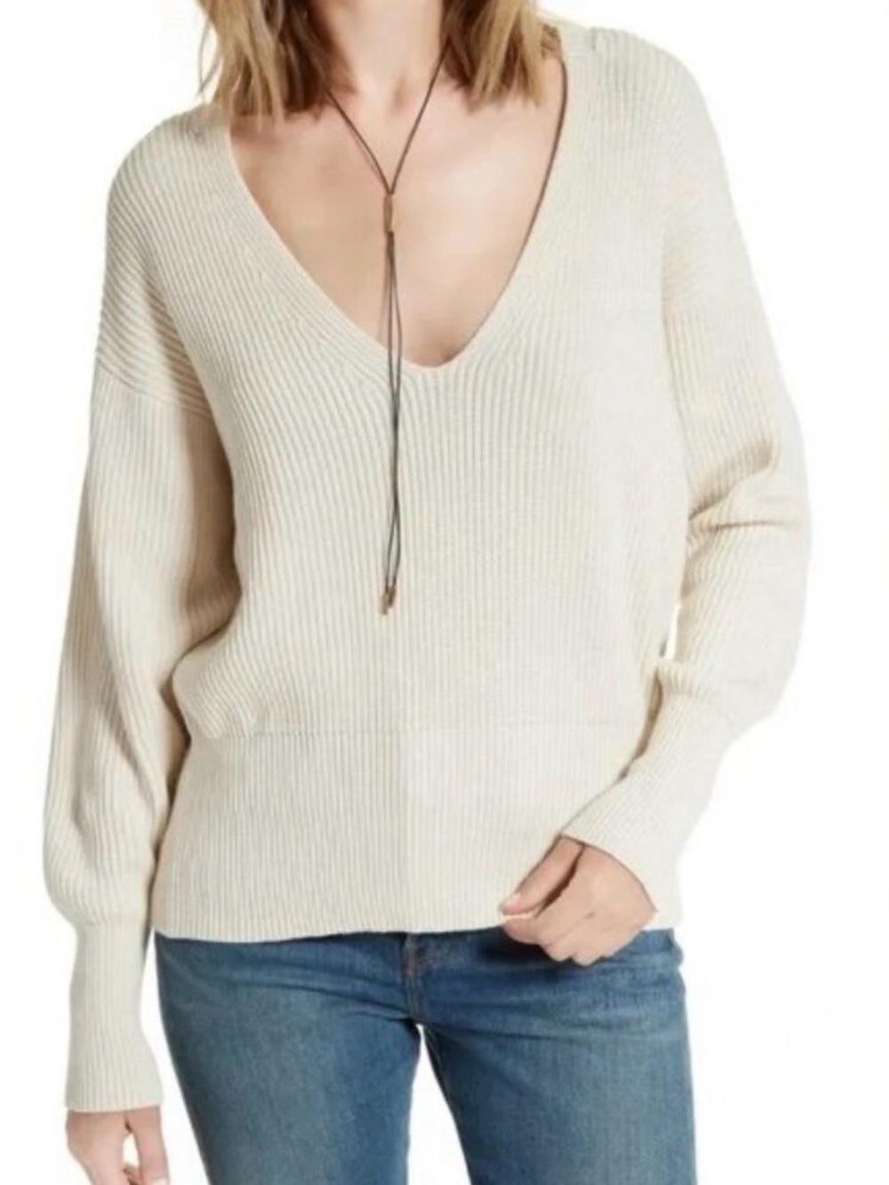 Excellent Condition Free People Ribbed Sweater